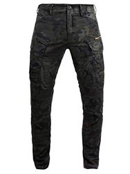 John Doe Cargo Stroker XTM motorbroek voor heren, 31/30, camouflage