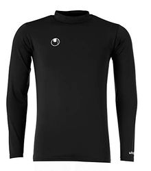 uhlsport DISTINCTION COLORS BASELAYER Underlayer Onderlaag Top Compressieshirt Functioneel Shirt Lange Mouw voor Voetbal Indoor Outdoor Sportschool Joggen