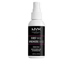 NYX Professional Makeup Primeiro spray de efeito rápido First Base para todos os tipos de pele, translúcido, 60 ml