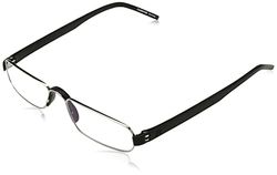 Rodenstock unisex Gafas de lectura R2180, gafas para la hipermetropía, gafas rectangulares con montura ligera de acero inoxidable (+1 / +1,5 / +2 / +2,5)