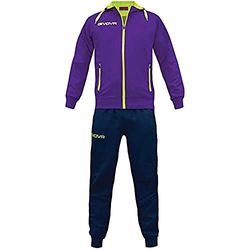 Givova, suit winner, violet/ yellow fluo, XL