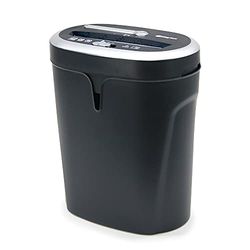 WAYTEX 77320 dokumentförstörare korsskärning 10 ark CD- och DVD-skivor med stor 21 l bricka