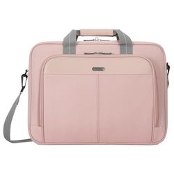 Targus Cartella Sottile con Borsa a Tracolla, 16" Classic Topload-Custodia per Notebook Unisex-Adulto, Rosa, 16 inch