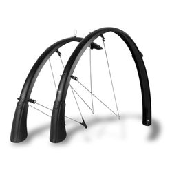 SKS Blumels Mudguard Set guarda-lamas, unissexo, preto mate, 26"