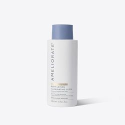 AMELIORATE Illuminating Glow Transforming Body Lotion 500ml for Keratosis Pilaris (KP) & Dry Skin | Exfoliating Moisturiser with Lactic Acid (AHA) & Pearl Particles for an Instant Shimmering Glow