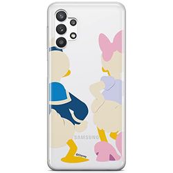 ERT GROUP mobiel telefoonhoesje voor Samsung A32 5G origineel en officieel erkend Disney patroon Donald & Daisy 001 optimaal aangepast aan de vorm van de mobiele telefoon, gedeeltelijk bedrukt