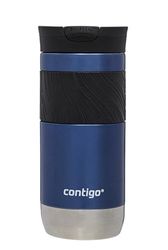 Contigo Byron 2.0 vaso térmico, vaso aislante de acero inoxidable con cierre Snapseal, termo de café, 100 % antiderrame, tapa apta para lavavajillas, sin BPA, mantiene el calor hasta 6 horas, 470 ml