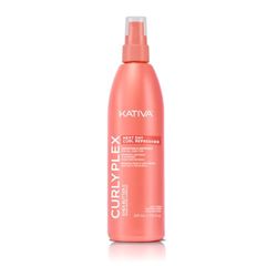 Kativa Curly Plex Next Day Curl Refreser 225 ml | Tutti i tipi di ricci | Antifrizz | Rinfresca i ricci senza appello | Con Nano-Bond Complex, Shea Butther e semi di lino
