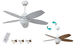 Bastilipo 7791-Bali plafondventilator, led, met afstandsbediening en omkeerbare vleugels