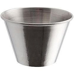 Genware NEV-RAMST6 Ramekin, 6 oz., Stainless Steel