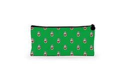 Bonamaison Imprimé Numériquement Pochette à Crayon en Toile avec Fermeture à Glissière, Trousse, Boîtier Crayon, Sac à Stylo pour Enfants, Garçons, Filles, Unisexe, 1 Pièce, Taille: 21x12 Cm
