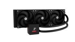 ENERMAX LIQMAX IV 360mm AIO CPU waterkoeling|Dual Chamber|TDP 380W+|Intel LGA 1851/1700/115x/2066| AMD AM5/AM4 | Digitaal display | 3x 120 PWM Performance Flow Fan|ELC-LMIV360-SF