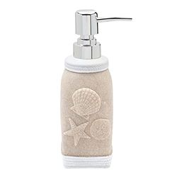Sweet Home Collection Belles conceptions décoratives contemporaines pour Baignoire, Douche, Baignoire, résine, côtière, Pompe à Lotion/Distributeur de Savon (Lot de 1)
