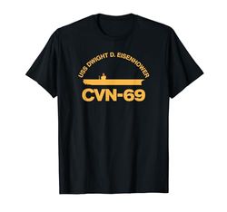 US Aircraft Carrier CVN-69 USS Dwight D. Eisenhower Camiseta