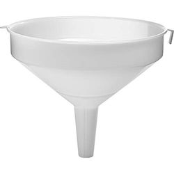 Browin 350031 Grand Entonnoir | Diamètre 30 cm | Capacité 6 litres | Entonnoir sans Danger pour l'Alcool | pour le Remplissage de Grandes Bouteilles | Entonnoir pour Vin, Bière, Teintures | Blanche