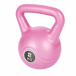 Kettlebell 2 kg för träning, halkfritt grepp, FitLover