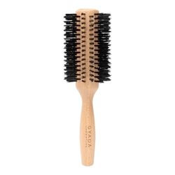 GYADA COSMETICS Large Round Brush, Ideal for Long, Very Long and Thick Hair, Anti-static, High Temperature Resistant, Ergonomic Handle, Beech Wood