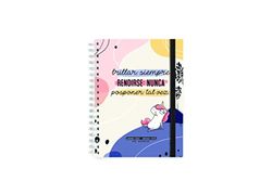 Miquelrius - Jaarplanner 2022 Miss Borderlike - week horizontaal - grootte plus 155 x 213 mm (ca. A5) - hardcover mat - briljant - Spaans