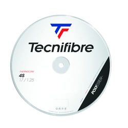 Tecnifibre 4S 1.30-Bobina 200 m Corda da Tennis Adulto Unisex, Nero