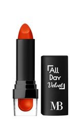MB MILANO Szminka do ust - All Day Velvet - POMARAŃCZOWY CZERWONY - Wyprodukowano we Włoszech - Matowe Wykończenie