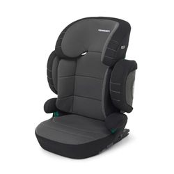 Foppapedretti Asiento para coche Open I-Size, para niños de 100 a 150 cm de altura, 3-12 años, conforme ECE R129, fijación Dualfix (Isofix y non), protección contra impactos laterales, desenfundable,