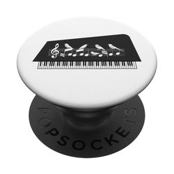Birds Sitting on Piano Sheet Music Lines Piano Sheet Music PopSockets Adhesive PopGrip