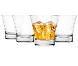 Glasmark KROSNO 1992 Verre à eau Verre à boire bas 200 ml Verre robuste Passe au lave-vaisselle Brillant Transparent