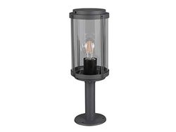 Trio Leuchten Outdoor padverlichting Tanaro 502360142, gegoten aluminium antraciet, kunststof helder, excl. 1 E27