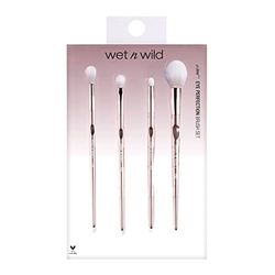 Wet N Wild, Set de Brochas Profesionales para Maquillaje de Ojos, Set con 4 Brochas para los Ojos, Productos No Testados en Animales 120 g