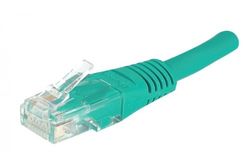 Connect 1 m Copper RJ45 Cat.5e U/UTP Patch Cord - Green