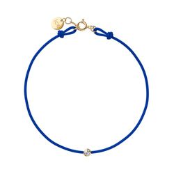 ICE Jewellery - Diamond bracelet - Cord Lazuli blue (021094)