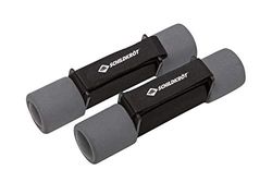 Schildkröt Soft-hantlar (aerobic-hantlar) 1,0 kg set, svart/antracit, 960209