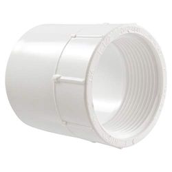 NIBCO Adaptador de tubería de PVC serie 435, adaptador, calendario 40, deslizamiento de 1-1/2 pulgadas x NPT hembra
