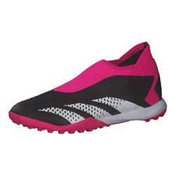 adidas Predator Accuracy.3 Ll TF, voetbalschoenen (turf), uniseks, voor volwassenen, Core Black Ftwr White Team Shock Pink 2, 39 1/3 EU