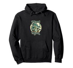 Plant Mom plantas verdes arte de plantas de interior pulgar verde Sudadera con Capucha