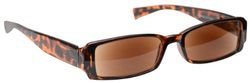 UV Reader Marrón Carey Lectores De Sol Gafas De Lectura UV400 Mujeres Hombres Bisagras Resorte UVSR003 +2,00