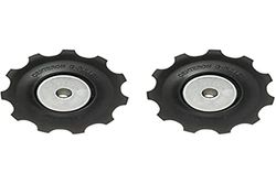 SHIMANO Y5xu98030 Juego Desplazante + Conjunto de Rodillos Guía, Unisex-Adult, Negro, Talla Única
