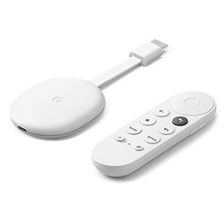 Google Accessoires PC en laptops merk model CHROMECAST 4K WiFi Bluetooth spraakbesturing afstandsbediening