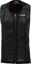 ALPINA PROSHIELD JUNIOR VEST – flexibel, ventilerande och individuellt justerbart ryggskydd för barn, svart, 140