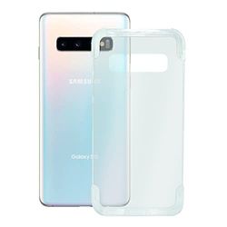 KSIX smart your tech Galaxy S10 Case, Semi-Rigid, High Protection, Transparent
