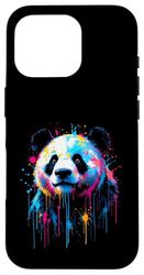 Bellissimo panda amante colorato Pop Art Panda Bear Custodia per iPhone 16 Pro