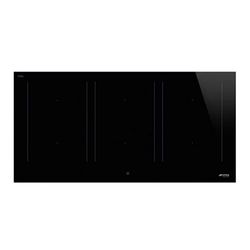 SMEG SIM3964D, Placa de inducción UNIVERSAL, Black glass