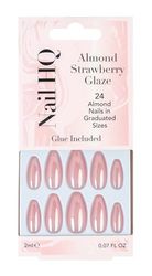 Nail HQ Almond Strawberry Glaze Nails
