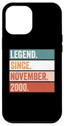 Legend Since November 2000 Happy Birthday Celebration Case for iPhone 12 Pro Max