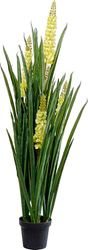 Kare Decoratieve plant Rhynchostijlvol, groen, hypoallergeen, onderhoudsarm, geen schimmelvorming, decoratief object voor de woonkamer, grote kunstplant, met pot, 150 x 20 x 20 cm (h x b x d)
