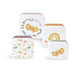 BEBE DULCER, juego de 4 cajas Gigognes 13/11.5/10/9 cm Fantasy Garden