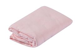 poyetmotte lençol de elástico, 60 x 120 cm, pó rosa