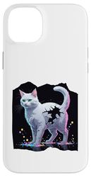 Gatto Pixel Custodia per iPhone 14 Plus