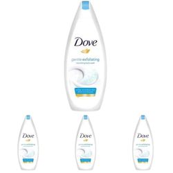 Dove Advanced Care Gel de Ducha Exfoliante Suave Minerales Exfoliantes 400ml (Paquete de 4)
