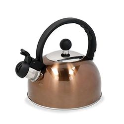 La Cafetière Bollitore a Fischio 1.3 L in Acciaio Inox Effetto Rame
